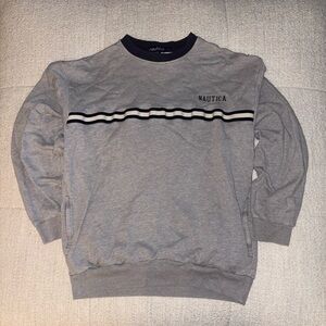 Nautica Men's Crewneck Sweater in Gray